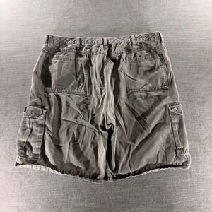 Wrangler Cargo Shorts Mens 38 Gray Good Authentic Issue Relaxed Fit Cotton 0610